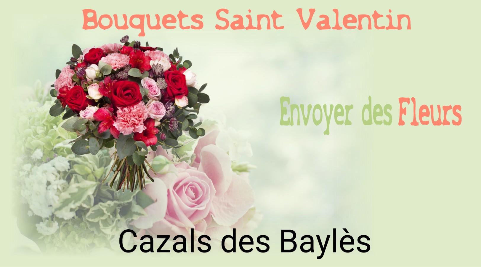 Roses de Saint-Valentin livrées à Cazals-des-Baylès